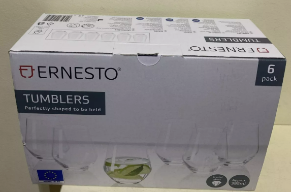 Ernesto 6'lı Şeffaf Bardak (Tumblers)