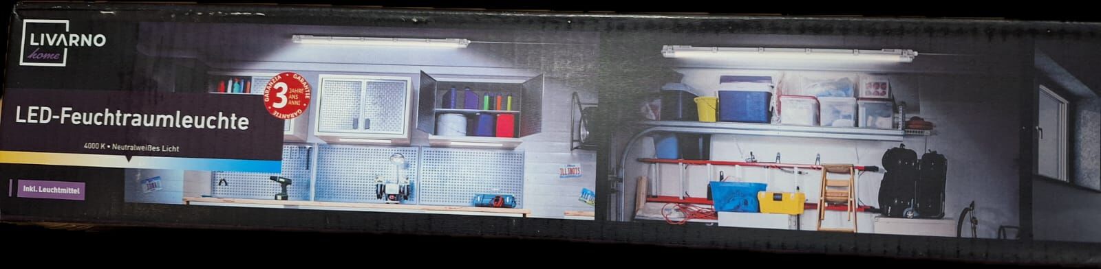 Livarno Dolap Altı LED Işık Yaklaşık 3000K Sıcak Beyaz (LED Feuchtraumleuchte)