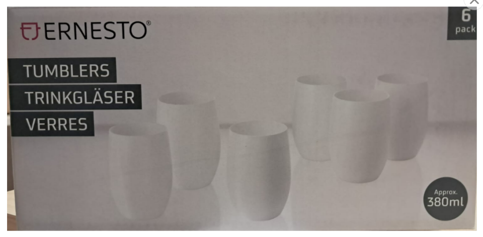 Ernesto 6'lı Meşrubat Bardağı (Tumblers)