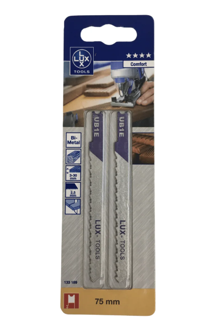 Lux Tools Dekupaj Testeresi Bıçağı U 75 mm. 2'li