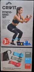 Crivit Direnç Bandı Seti 3'lü - 3 Renk (Fitness Band Set)