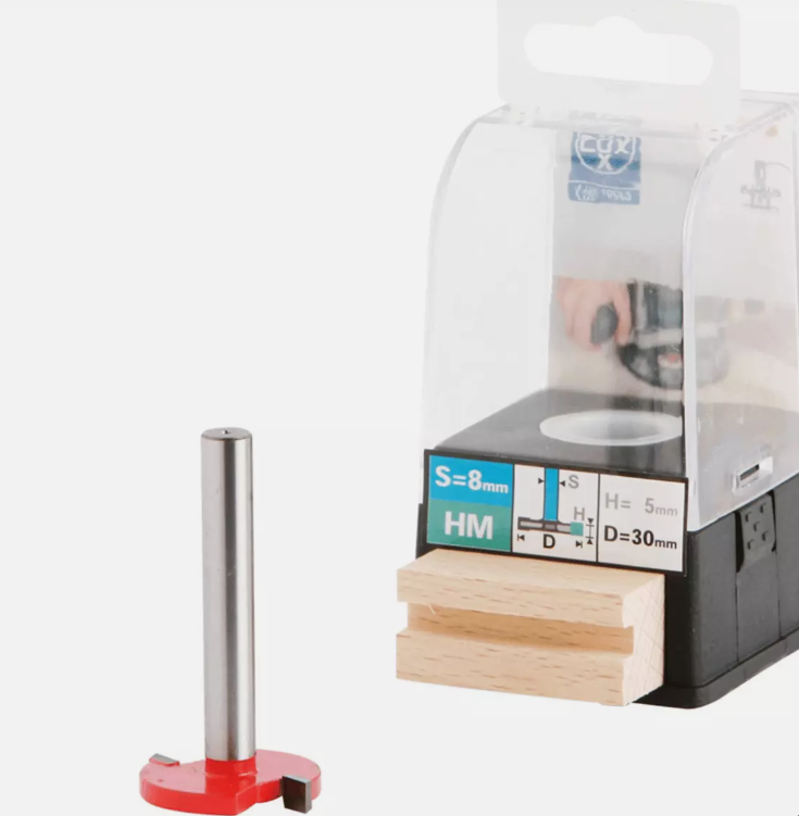 Lux Tools Karbür Dil ve Yiv Freze 5x30mm.