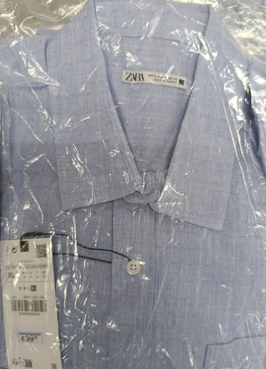 Zara Erkek Pamuk Gömlek