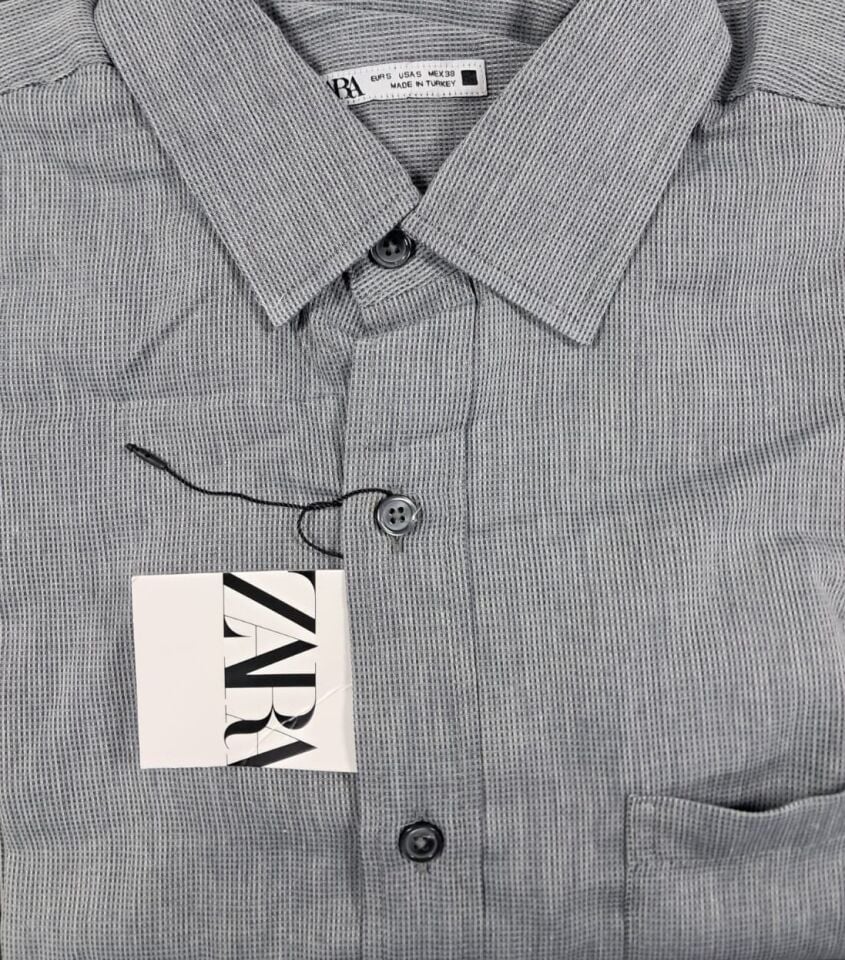 Zara Erkek Dokulu Gömlek