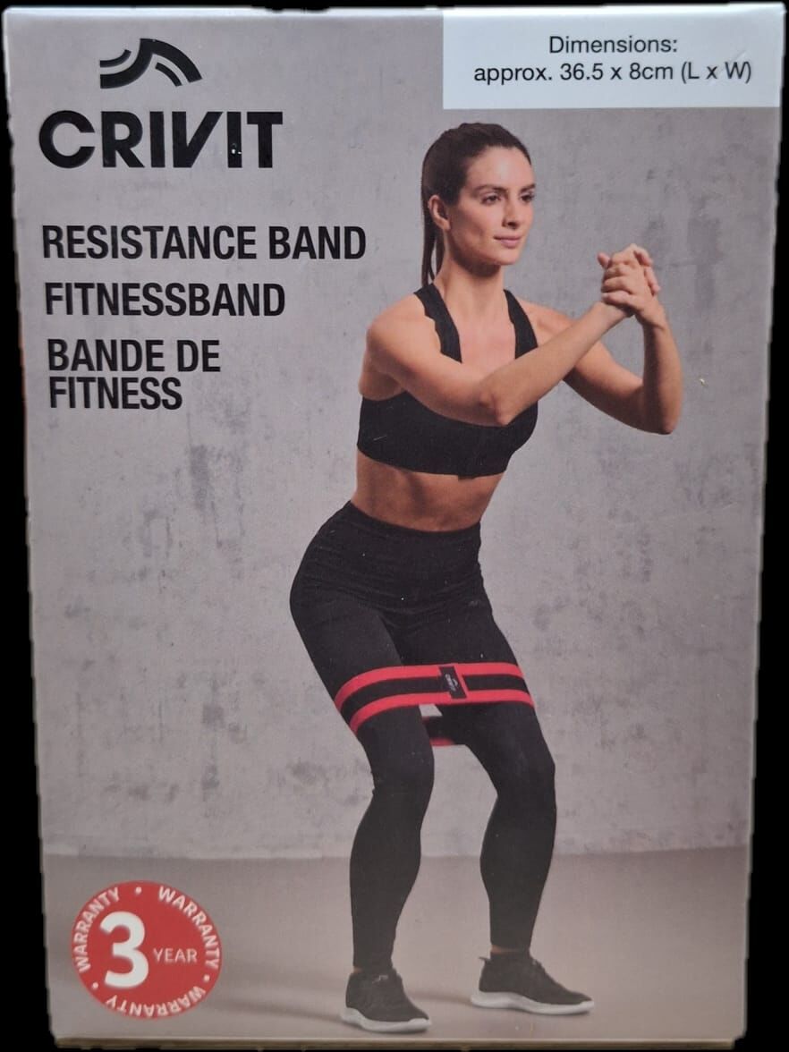 Crivit Elastik Fitness Direnç Bandı (Resistance Band)