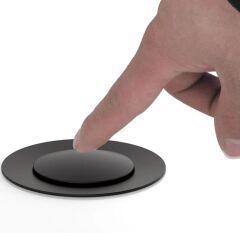 Schütte 34016 Raven Banyo Musluğu, Siyah, Gider Garnitürlü Banyo Armatürü