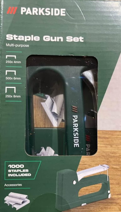 Parkside Zımba Tabancası Seti / 1000 Adet Zımba Dahil  (Staple Gun Set)