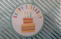 Doğum Günü Kartpostalı (Happy Birtday Postcard)