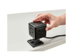 Tronic Soket Küp USB Portlu Siyah (Cube Multiprise Avec Ports Usb)