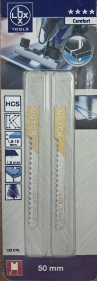 Lux Tools U-Eğri Kesim İçin Konik Bıçaklar 2x