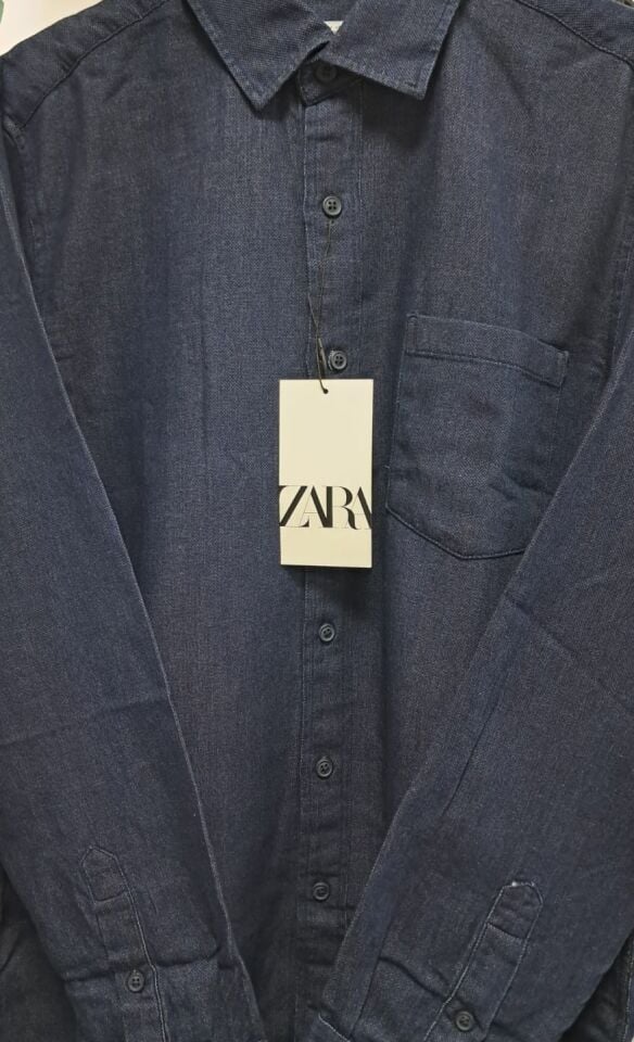 Zara Erkek Kot Gömlek