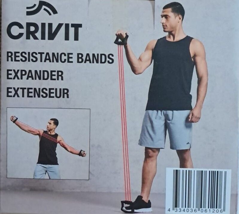 Crivit Omuz ve Üst Kas Güçlendirici Direnç Bandı (Resistance Bands)