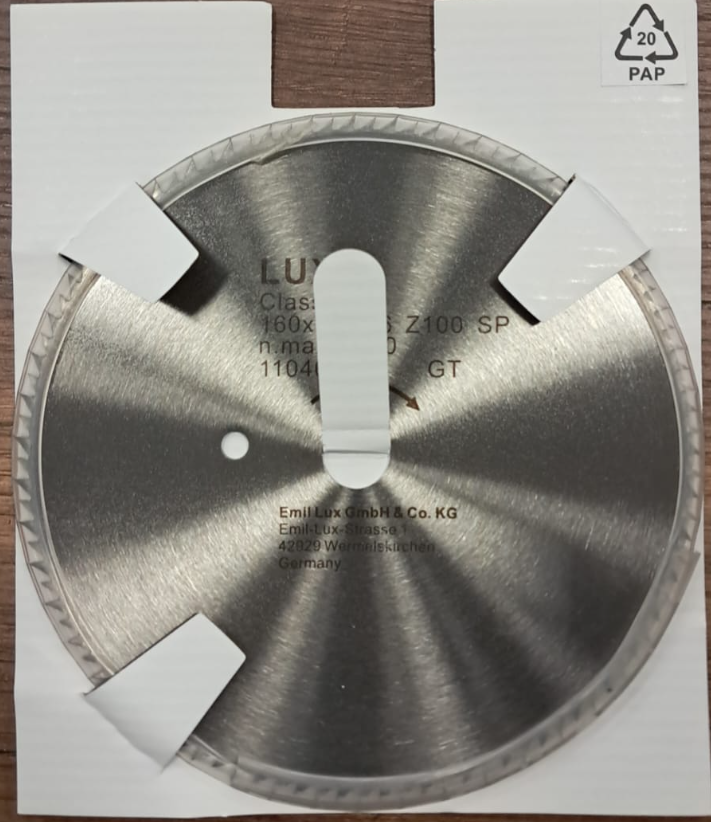 Lux Tools Dairesel Testere Bıçağı 160mm.100Diş Classic
