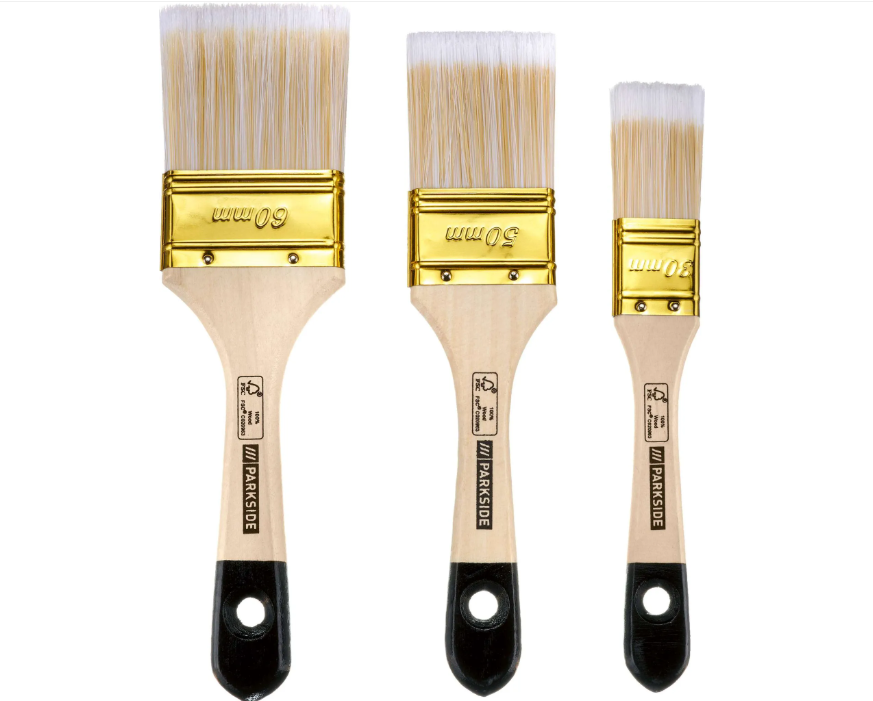 Parkside 3 lü Boya Fırçası Seti Siyah (Parkside Paintbrush Set)