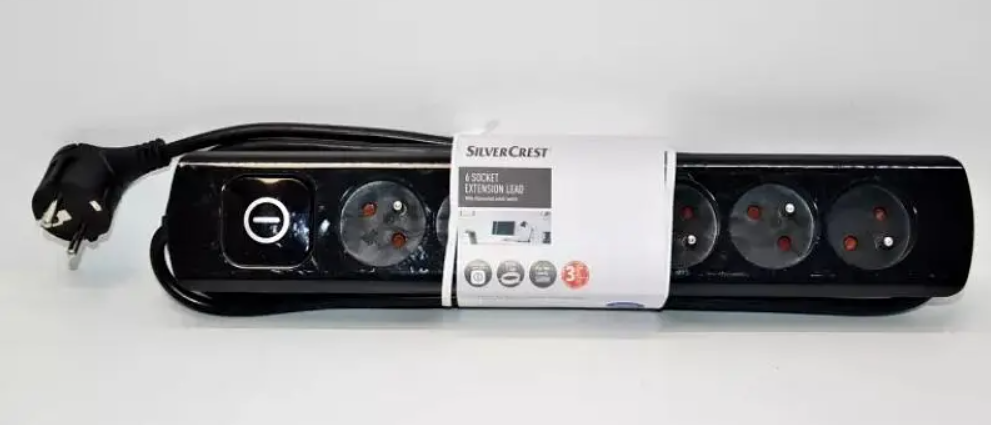 Silver Crest 6'lı Priz 1.4Mt. (6 Socket Extension Lead)