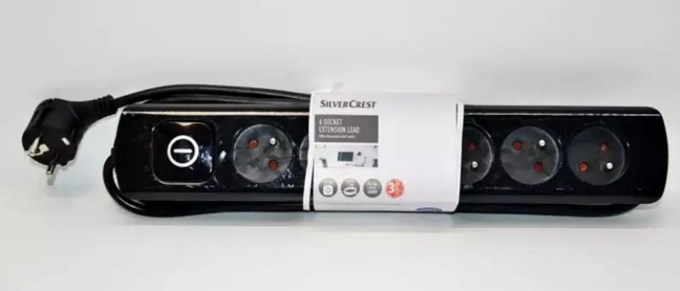Silver Crest 6'lı Priz 1.4Mt. (6 Socket Extension Lead)