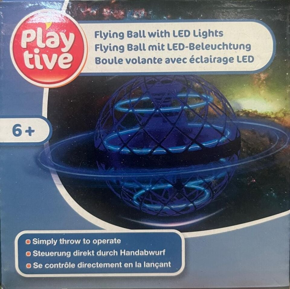Play Tive Led Işıklı Uçan Top Mavi Renk (Flying Ball With Led Lights)