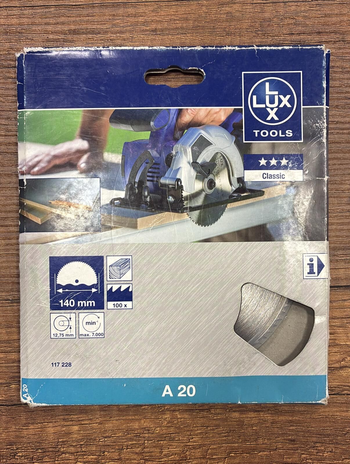 Lux Tools Laminant için Dairesel Testere Bıçağı 140 x 12,75 mm