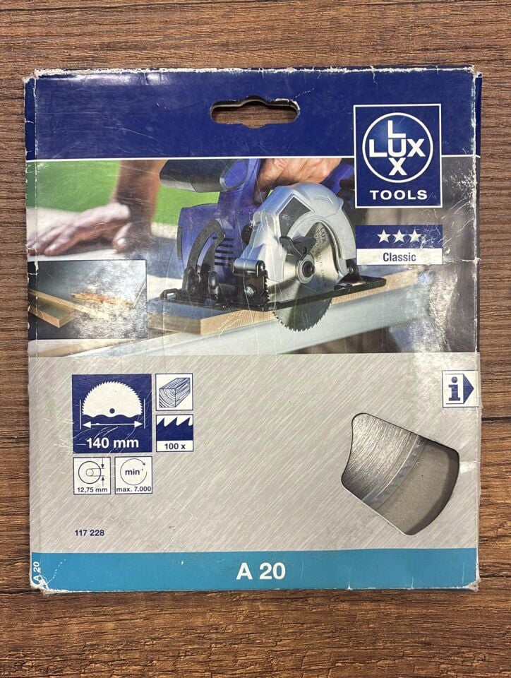 Lux Tools Laminant için Dairesel Testere Bıçağı 140 x 12,75 mm