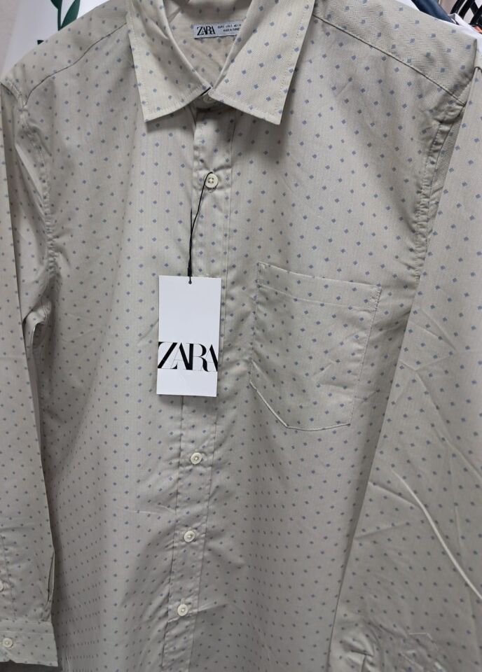 Zara Erkek Gömlek L - Bej