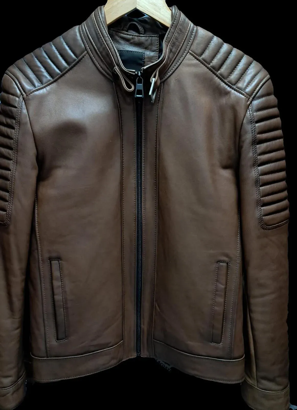 Paulozleri Erkek Deri Mont