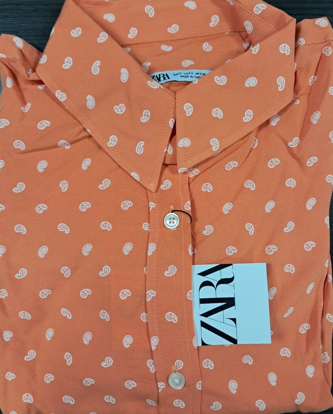 Zara Kadın Turuncu Gömlek