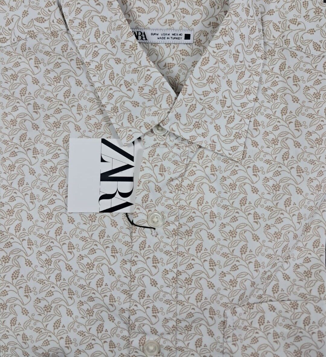Zara Erkek Baskılı Gömlek