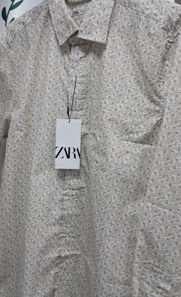 Zara Erkek Baskılı Gömlek