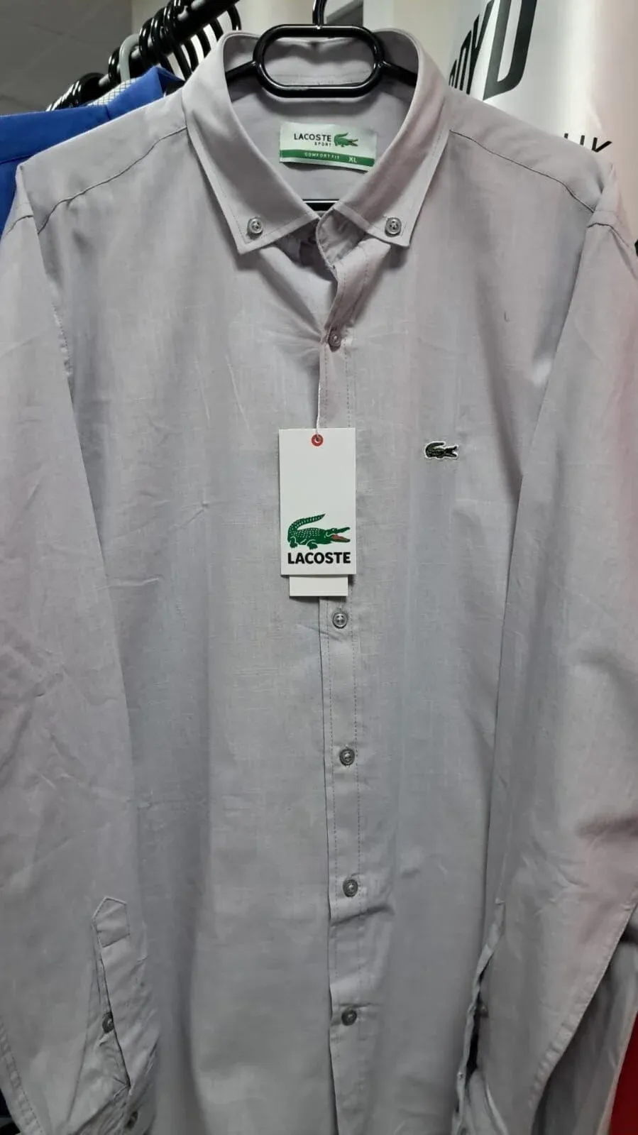 Lacoste Erkek Keten Gömlek