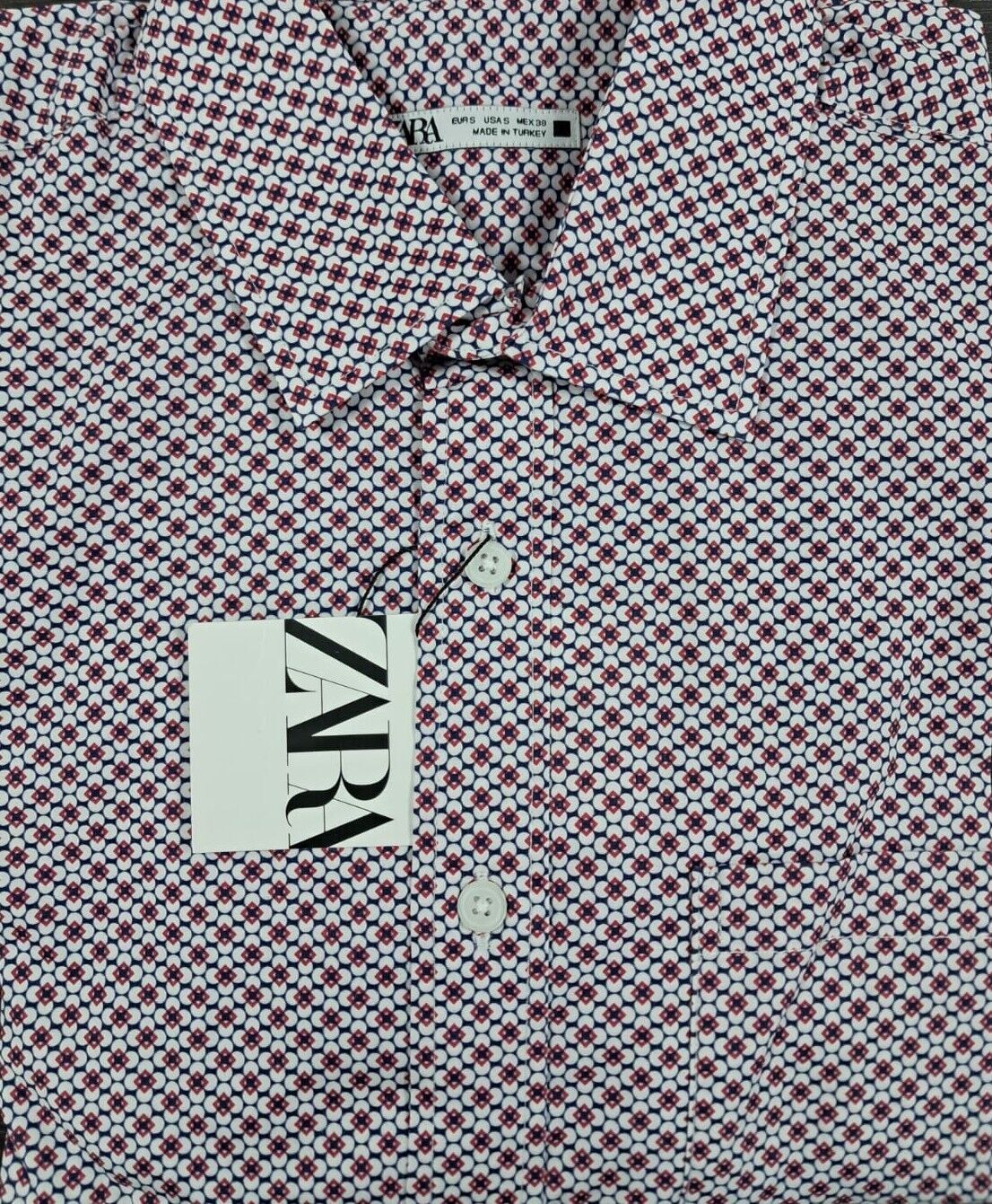 Zara Erkek Baskılı Gömlek