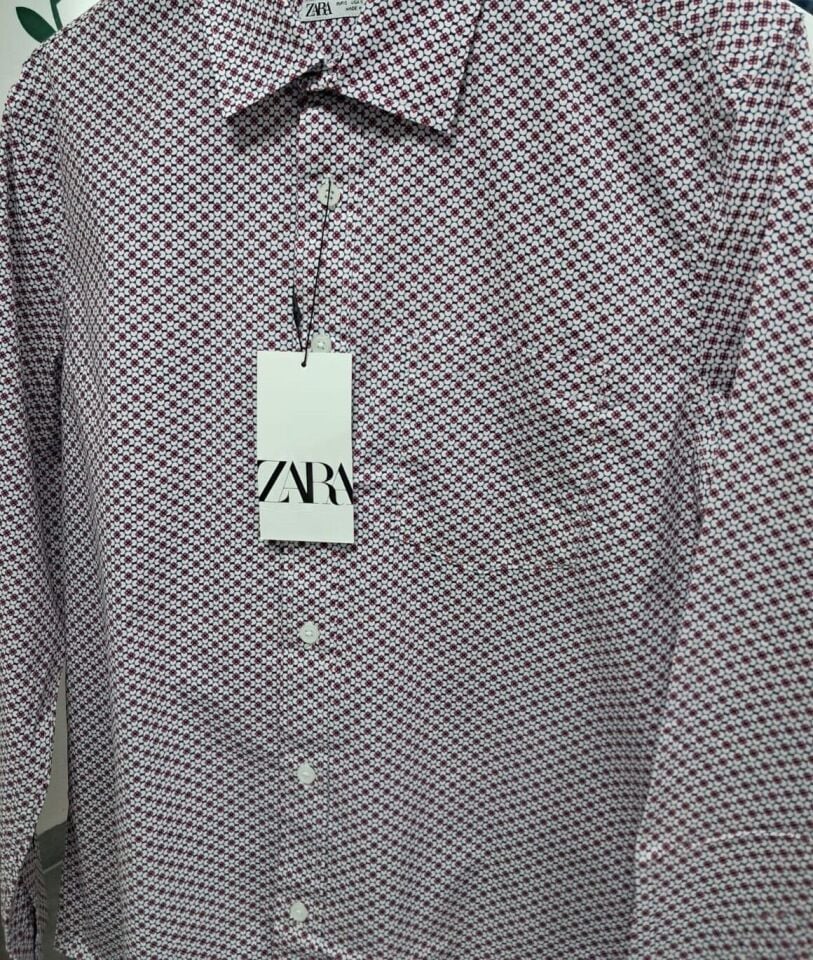Zara Erkek Baskılı Gömlek