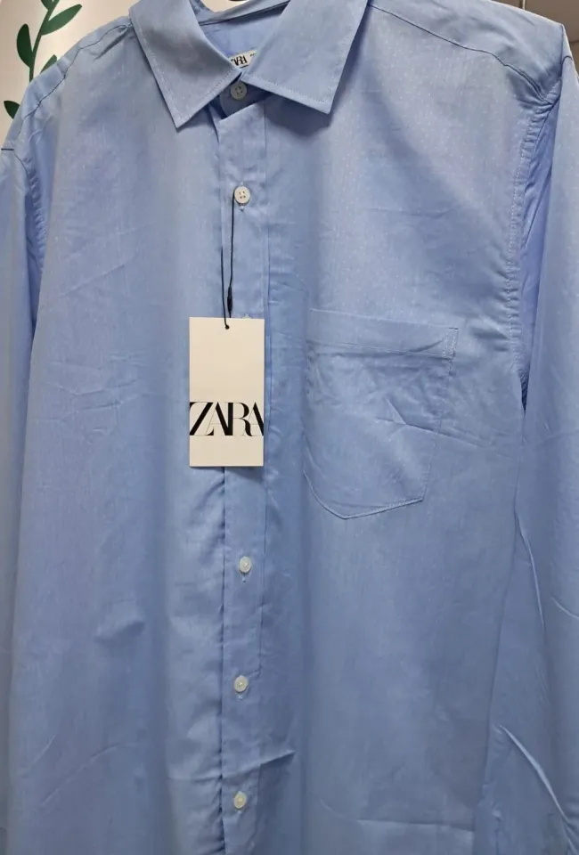 Zara Erkek Mavi Gömlek S