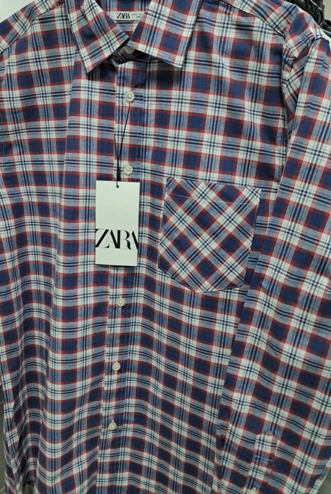 Zara Erkek Kareli Gömlek