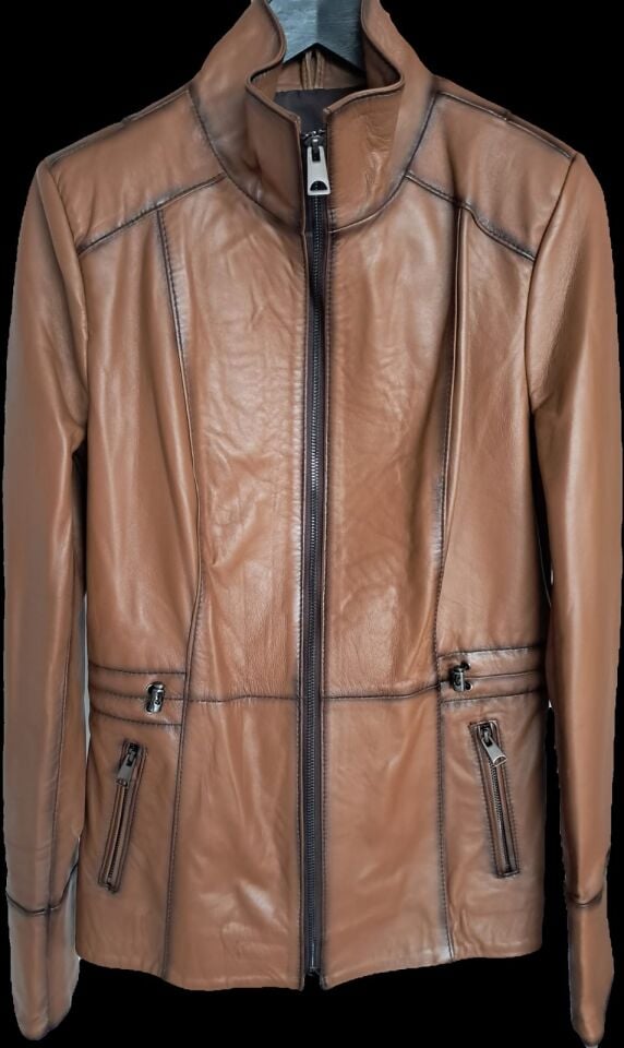 Newton Leathertrends Kadın Deri Ceket