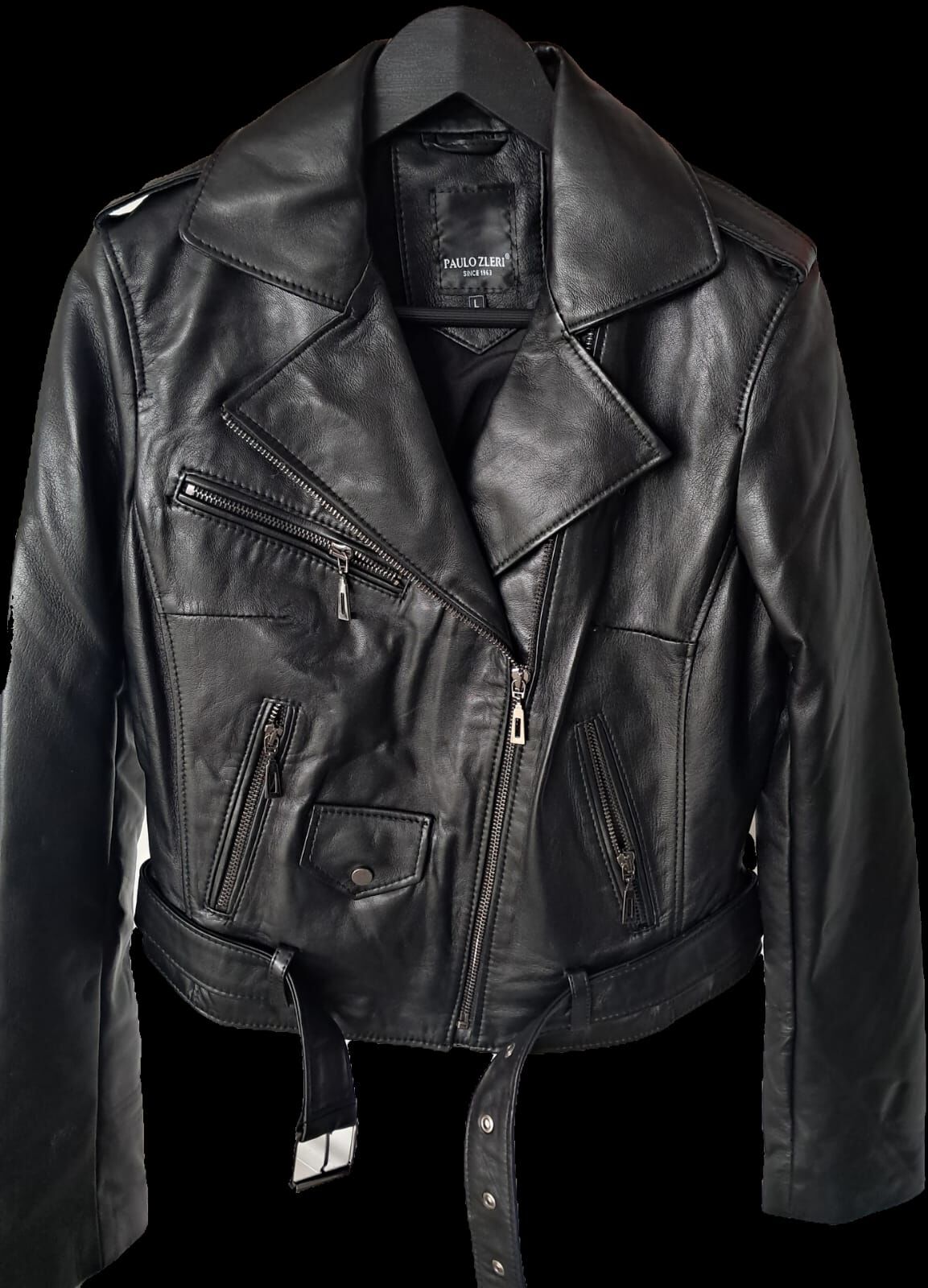 Paulozleri Kadın Crop Deri Ceket