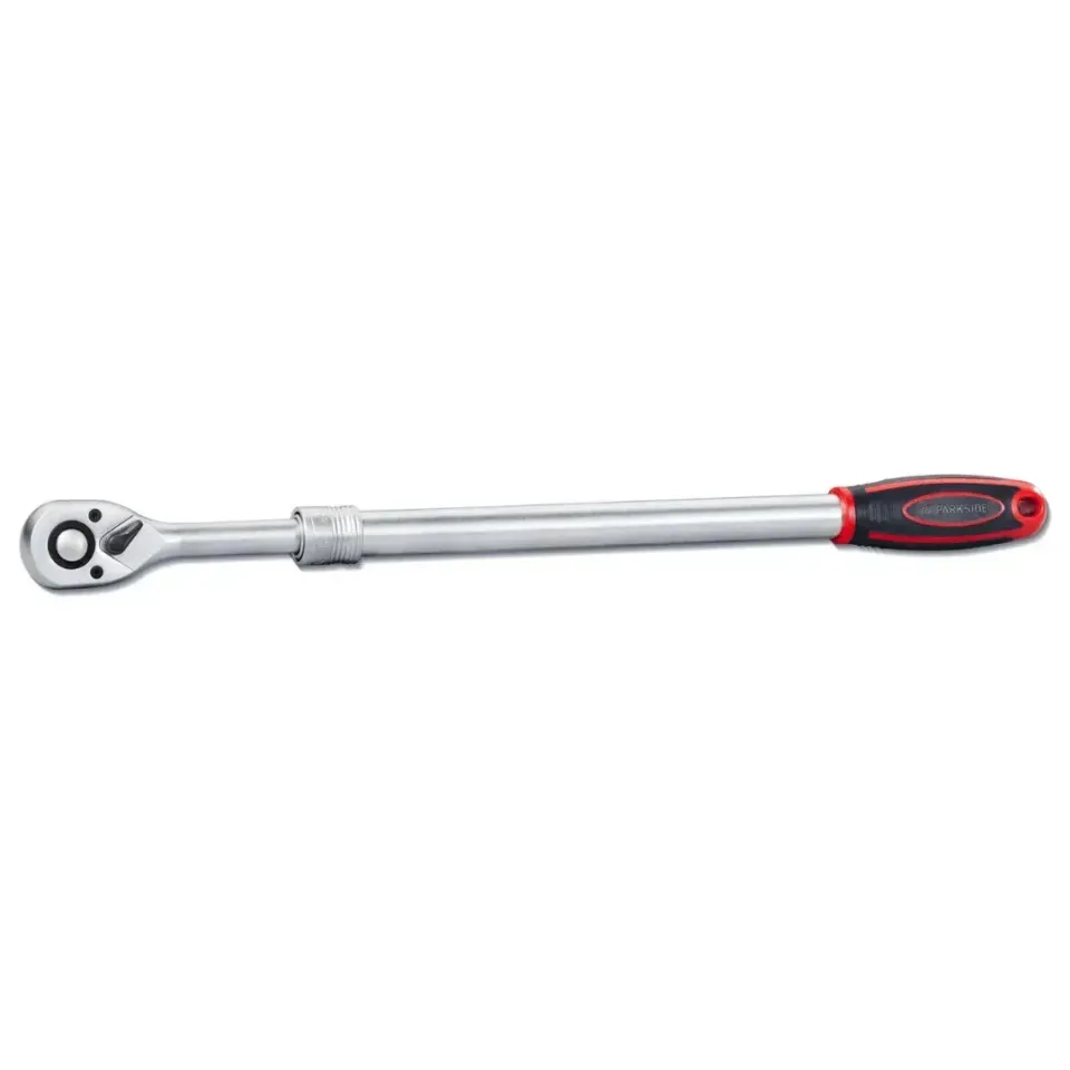 Parkside Yumuşak Tutacaklı Uzatılabilir Cırcır Gri Renk (Extendable Ratchet)