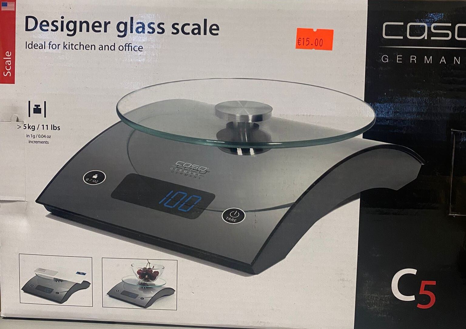 Caso Mutfak Terazisi (Designer Glass Scale)