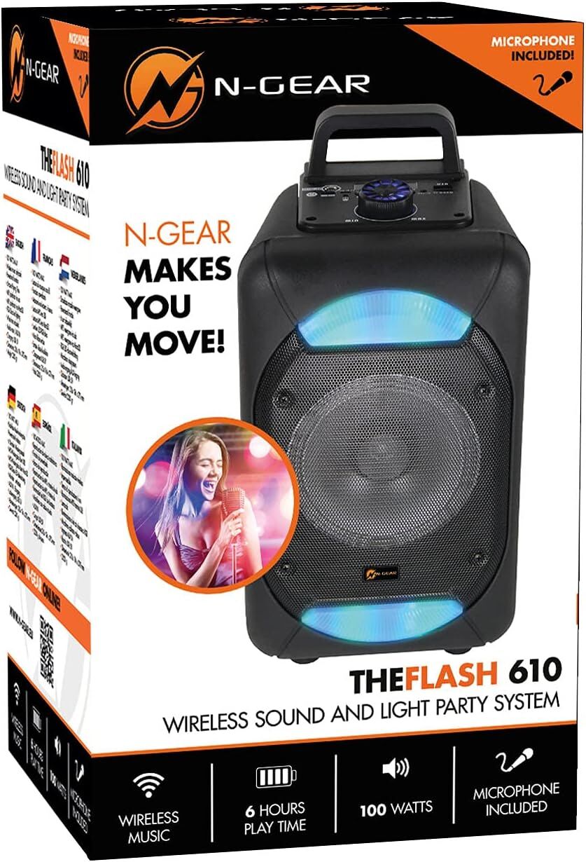 N-Gear Çocuklar İçin Kareoke Ses Sistemi (Theflash 610)