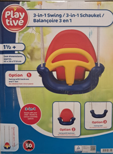 PlayTive Salıncak (3-in-1 Swing)