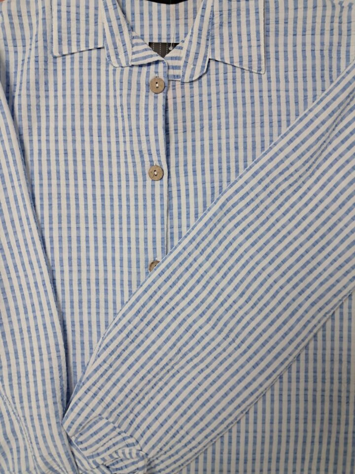 Bezzare Collection Kadın Çizgili Gömlek Tunik