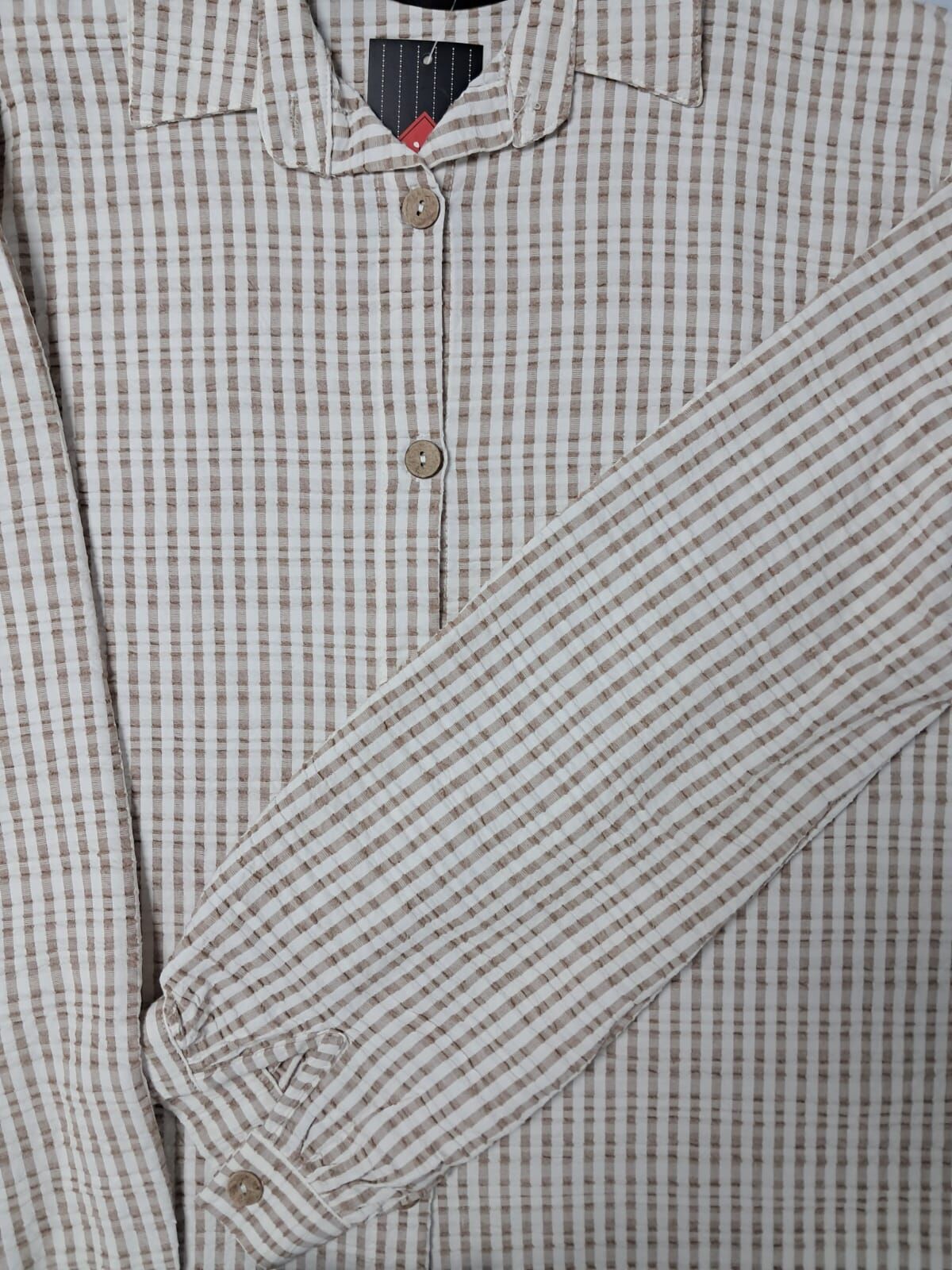 Bezzare Collection Kadın Çizgili Gömlek Tunik