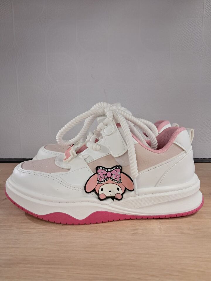 Kız Çocuk Melomy Detaylı Beyaz Spor Ayakkabı