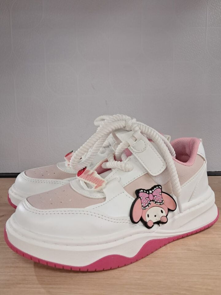 Kız Çocuk Melomy Detaylı Beyaz Spor Ayakkabı