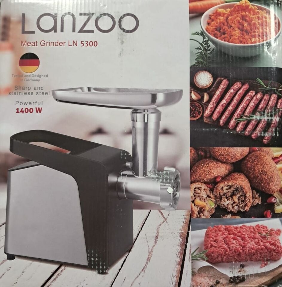Lanzoo Kıyma Makinesi LN5300 1400W. (Meat Grinder LN 5300)