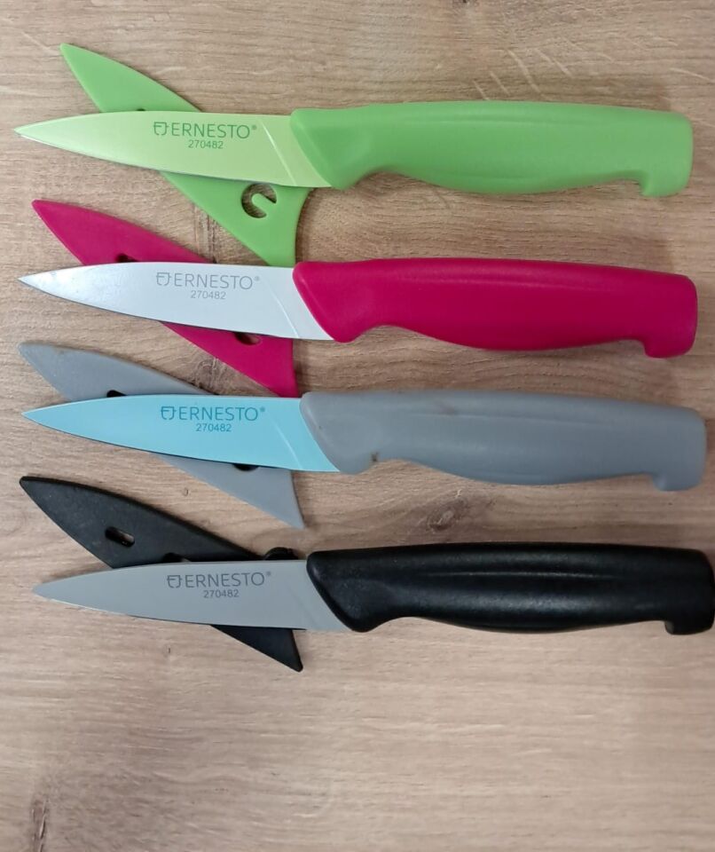 Ernesto Tekli Bıçak (Siyah-Gri-Pembe-Yeşil Renk Seçeneği)