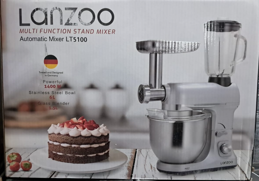 Lanzoo Çok Fonksiyonlu Stand Mikseri (Multi Function Stand Mixer)