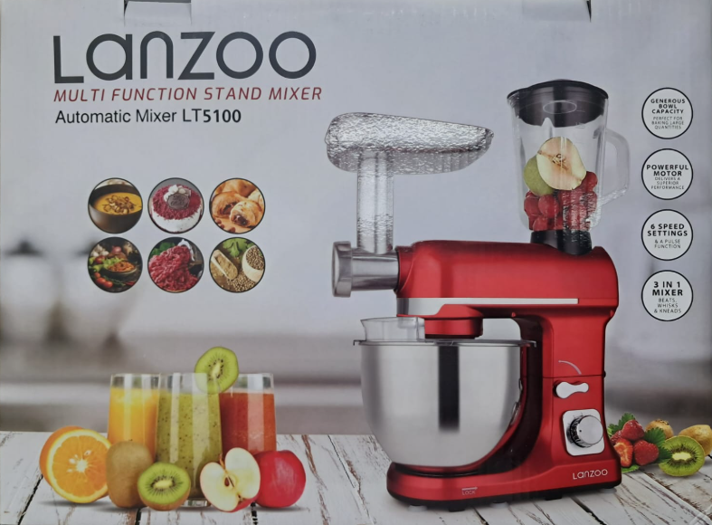 Lanzoo Çok Fonksiyonlu Stand Mikseri (Multi Function Stand Mixer)