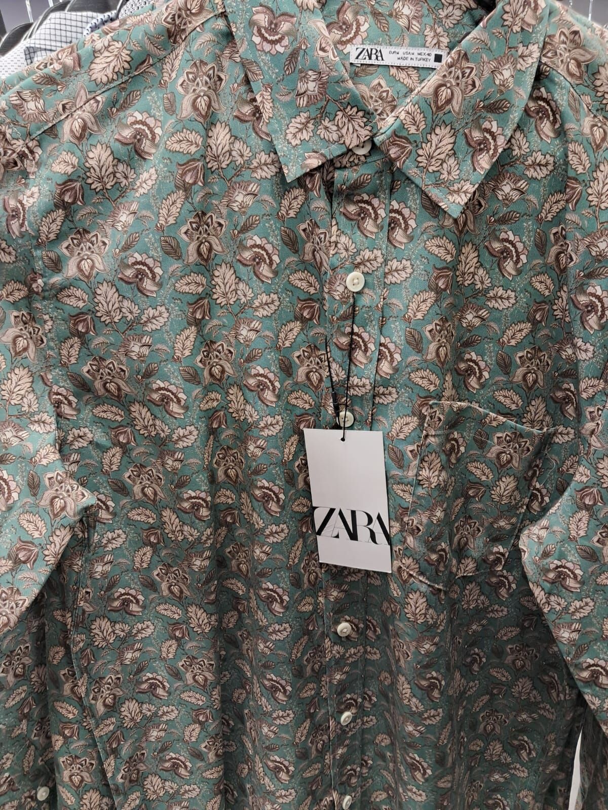 Zara Erkek Desenli Gömlek