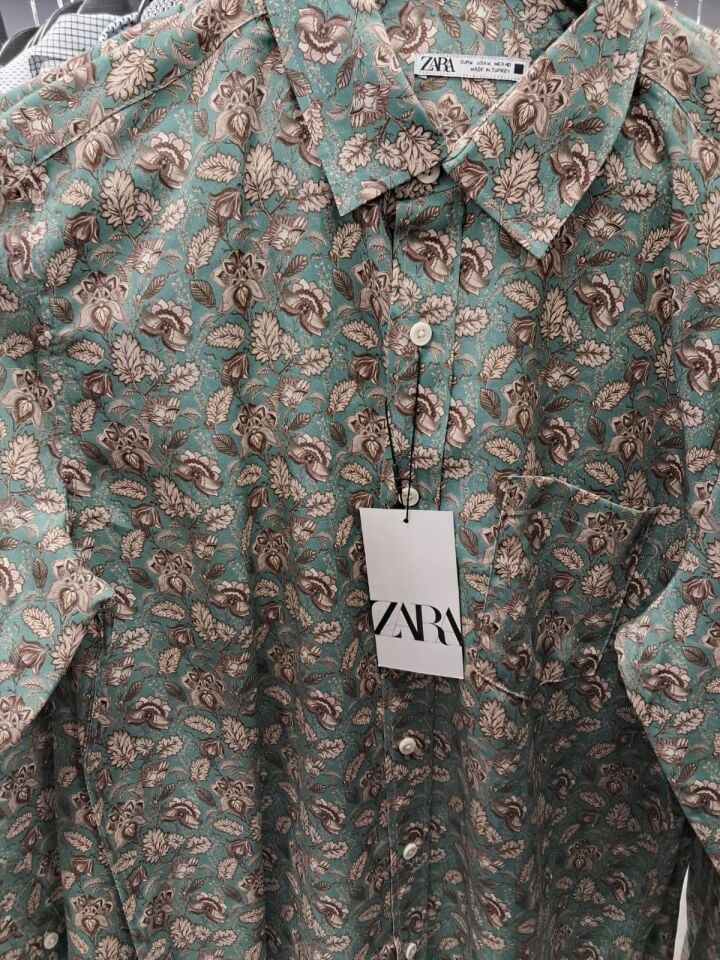 Zara Erkek Desenli Gömlek