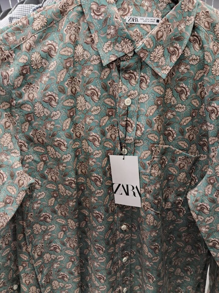 Zara Erkek Desenli Gömlek